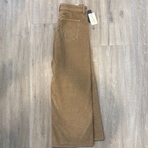 Sailor wide leg pant-tan corduroy NWT